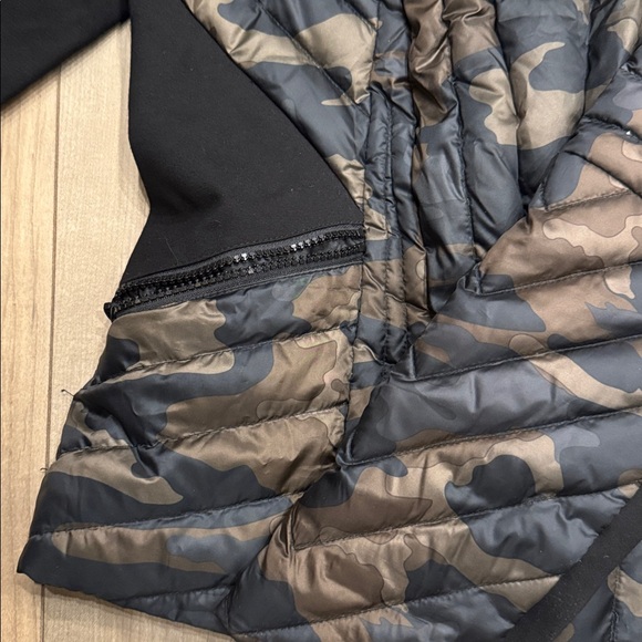 Blanc Noir Black and Brown Camo Puffer Jacket - Picture 2 of 6